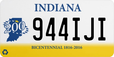 IN license plate 944IJI