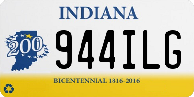 IN license plate 944ILG