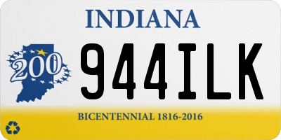 IN license plate 944ILK