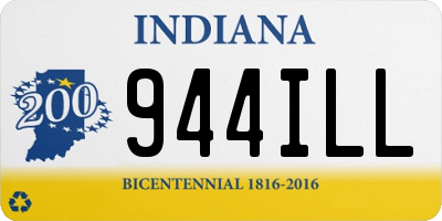 IN license plate 944ILL