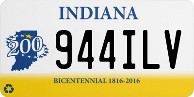 IN license plate 944ILV