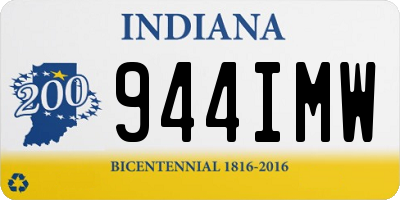 IN license plate 944IMW