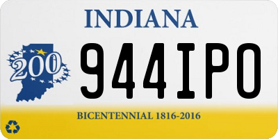 IN license plate 944IPO