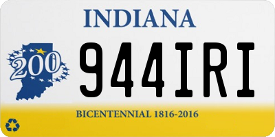 IN license plate 944IRI