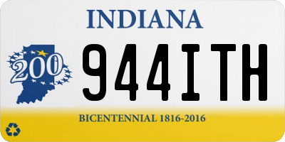 IN license plate 944ITH