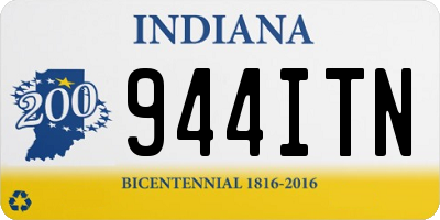 IN license plate 944ITN