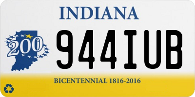 IN license plate 944IUB