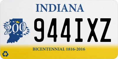 IN license plate 944IXZ