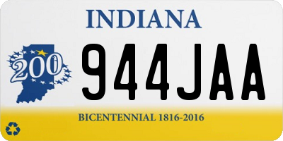 IN license plate 944JAA
