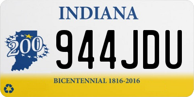 IN license plate 944JDU