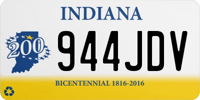 IN license plate 944JDV