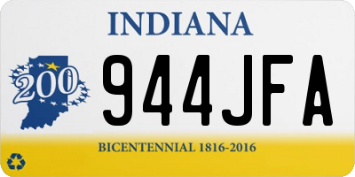 IN license plate 944JFA
