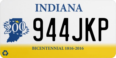 IN license plate 944JKP