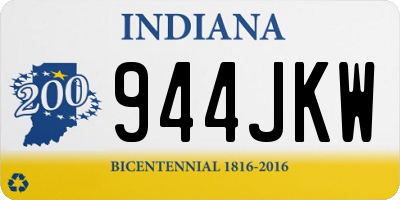 IN license plate 944JKW