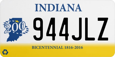 IN license plate 944JLZ