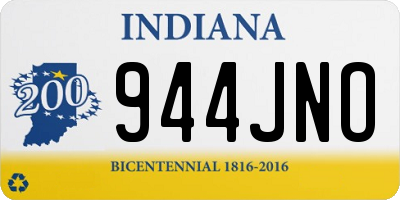IN license plate 944JNO