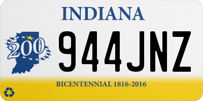 IN license plate 944JNZ
