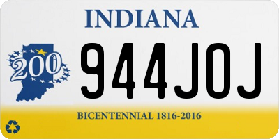 IN license plate 944JOJ