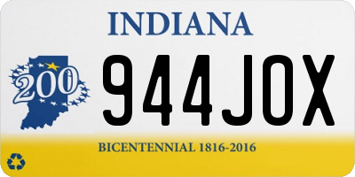 IN license plate 944JOX