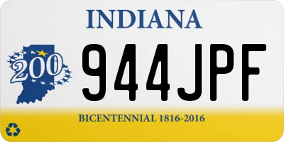 IN license plate 944JPF