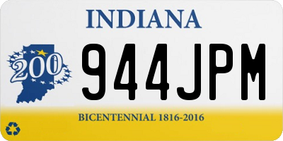 IN license plate 944JPM