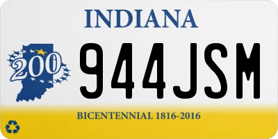 IN license plate 944JSM