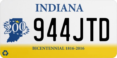 IN license plate 944JTD