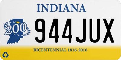 IN license plate 944JUX