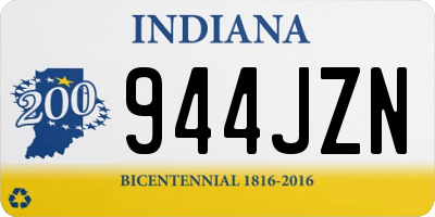IN license plate 944JZN
