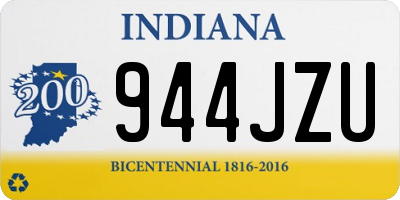 IN license plate 944JZU