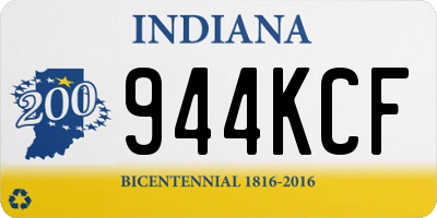 IN license plate 944KCF