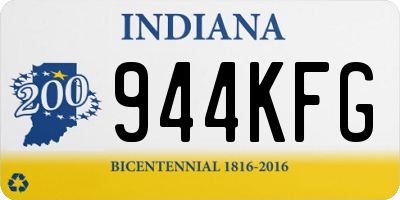 IN license plate 944KFG