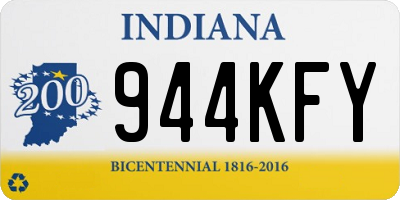 IN license plate 944KFY