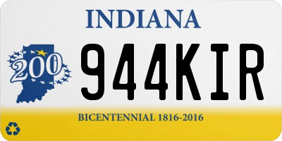 IN license plate 944KIR