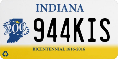 IN license plate 944KIS