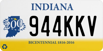 IN license plate 944KKV