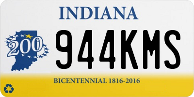IN license plate 944KMS