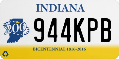 IN license plate 944KPB