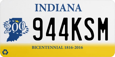 IN license plate 944KSM