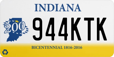 IN license plate 944KTK