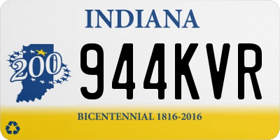 IN license plate 944KVR