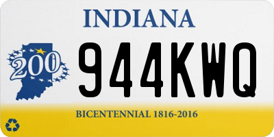 IN license plate 944KWQ