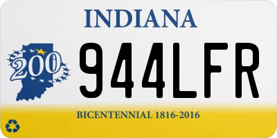 IN license plate 944LFR