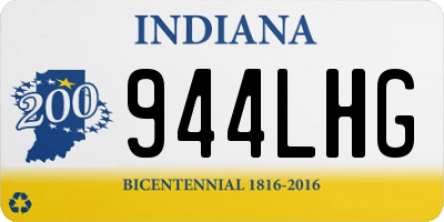 IN license plate 944LHG
