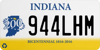 IN license plate 944LHM