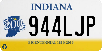 IN license plate 944LJP