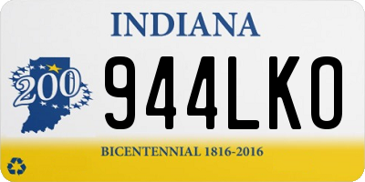 IN license plate 944LKO