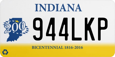 IN license plate 944LKP