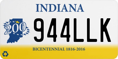 IN license plate 944LLK