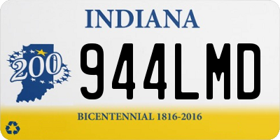 IN license plate 944LMD